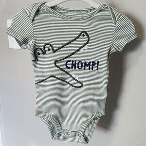 Carter's 3 month Crocodile Baby Onesie